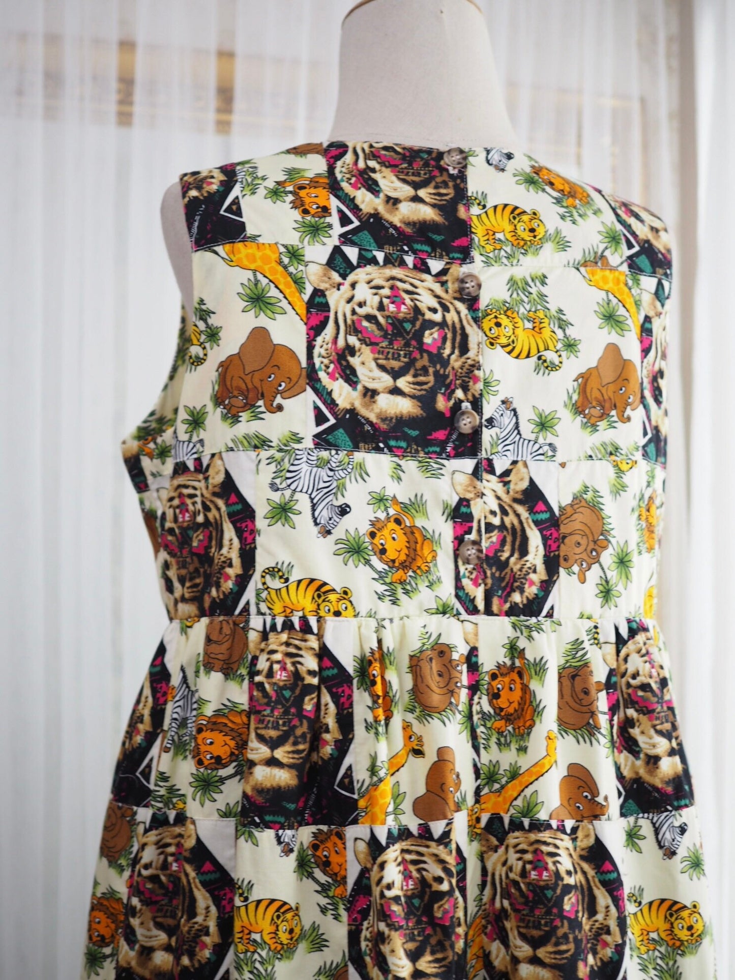 Tiger Print Tiered Babydoll Maxi Dress – One of a Kind
