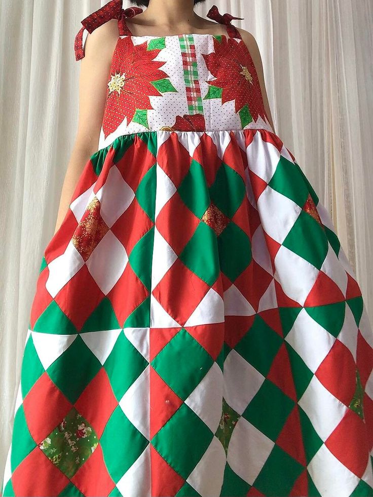 PatchworkChristmas Patchwork Dress