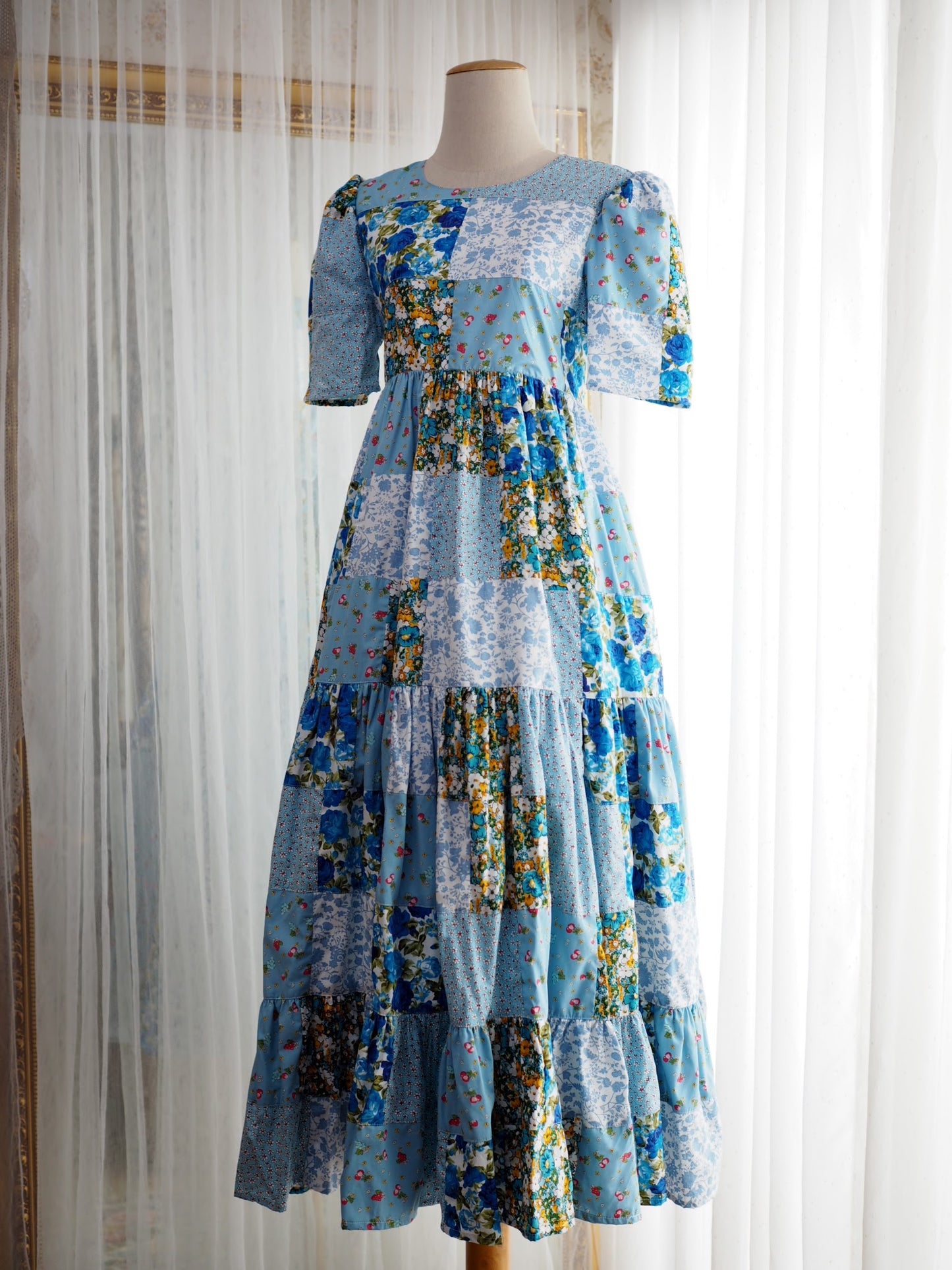 BabyDoll Blue Fresh Flower  Patchwork— SOLD OUT
