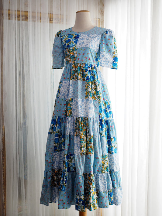 BabyDoll Blue Fresh Flower  Patchwork— SOLD OUT