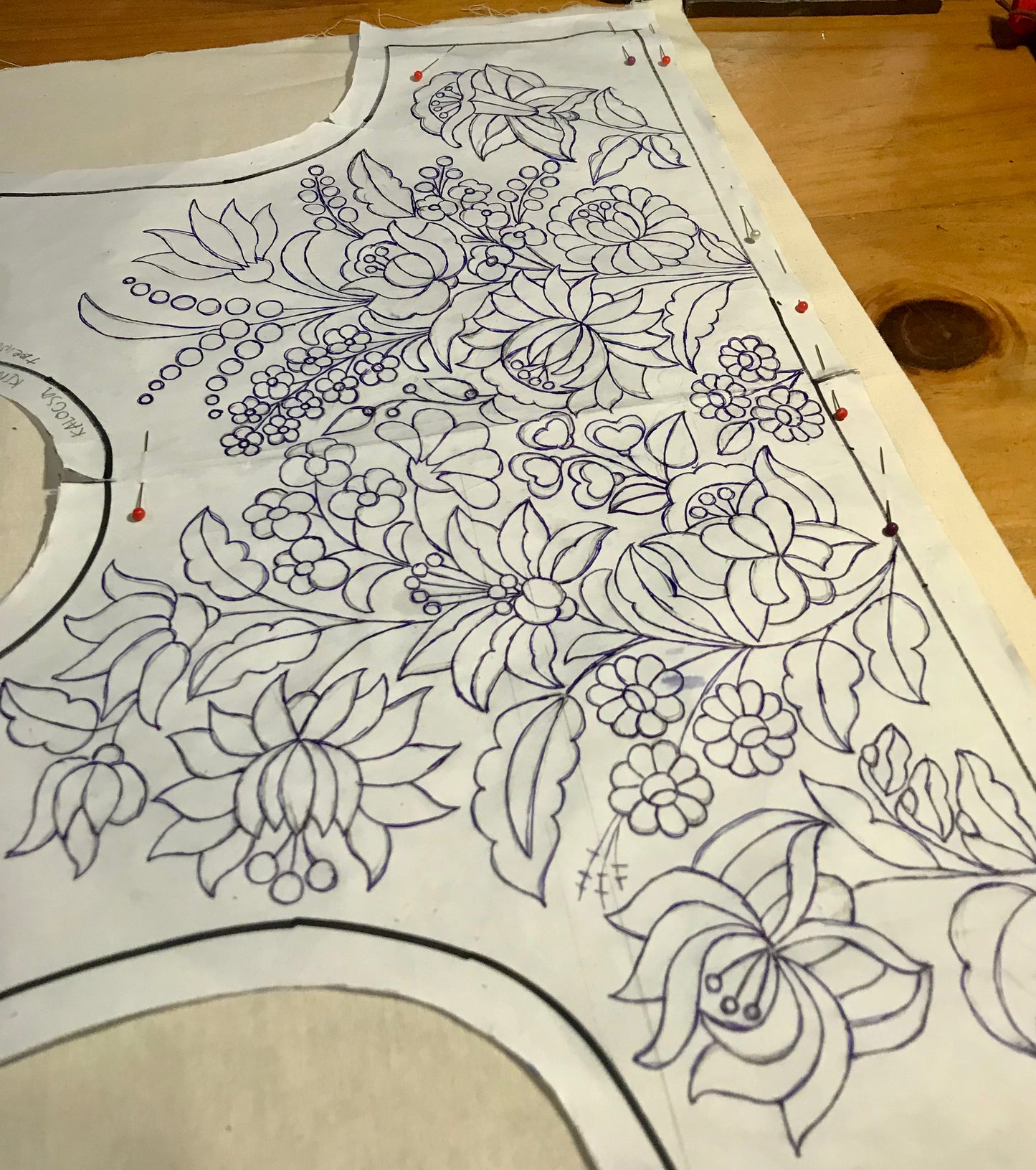 Hungarian Kalocsa-Inspired Embroidered Peplum Top – One of a Kind